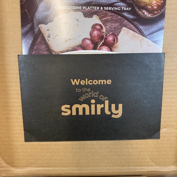 SMIRLY Charcuterie Boards Gift Set Large Bamboo Cheese Board Set & Utensils New - Picture 5 of 8